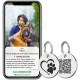 MYLUCKYTAG Stainless Steel QR Code Pet ID Tags Dog Tags - Pet Online Profile - Scan QR Get Instant Pet Location Alert Email MYLUCKYTAG Stainless Steel QR Code Pet ID Tags Dog Tags - Pet Online Profile - Scan QR Get Instant Pet Location Alert Email