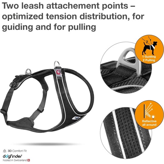Magnetic Belka Comfort Harness Black M Magnetic Belka Comfort Harness Black M