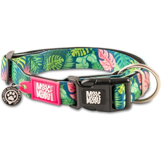 Max & Molly Dog Collar with Safety QR Code, Dog Tag, Soft Adjustable and Waterproof Cute Summer Theme Design for Girls Boys Dogs and Puppies, Large, Kiwi Green Max & Molly Dog Collar with Safety QR Code, Dog Tag, Soft Adjustable and Waterproof Cute Summer Theme Design for Girls Boys Dogs and Puppies, Large, Kiwi Green