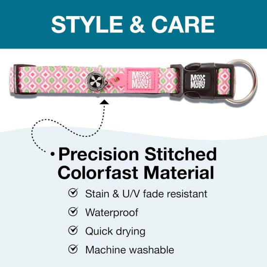 Max & Molly Dog Collar with Safety QR Code, Dog Tag, Soft Adjustable and Waterproof Cute Summer Theme Design for Girls Boys Dogs and Puppies, Large, Kiwi Green Max & Molly Dog Collar with Safety QR Code, Dog Tag, Soft Adjustable and Waterproof Cute Summer Theme Design for Girls Boys Dogs and Puppies, Large, Kiwi Green