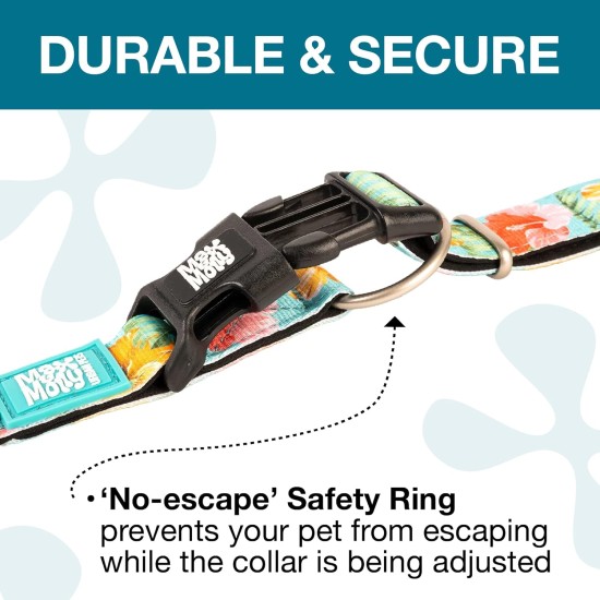 Max & Molly Safety QR Code Dog Tag, Soft Adjustable and Waterproof Cute Tropical Summer Design Dog Collar for Girls Boys (Medium, Teal) Max & Molly Safety QR Code Dog Tag, Soft Adjustable and Waterproof Cute Tropical Summer Design Dog Collar for Girls Boys (Medium, Teal)