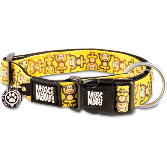 Max & Molly Urban Pets Soft Padded Neoprene Dog Collar with Smart ID Gotcha! QR Pet Safety Tag, Durable, Waterproof, Odourless, Machine Washable, Collar for Dogs Max & Molly Urban Pets Soft Padded Neoprene Dog Collar with Smart ID Gotcha! QR Pet Safety Tag, Durable, Waterproof, Odourless, Machine Washable, Collar for Dogs