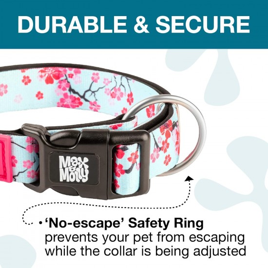 Max & Molly Urban Pets Soft Padded Neoprene Dog Collar with Smart ID Gotcha! QR Pet Safety Tag, Durable, Waterproof, Odourless, Machine Washable, Collar for Dogs Max & Molly Urban Pets Soft Padded Neoprene Dog Collar with Smart ID Gotcha! QR Pet Safety Tag, Durable, Waterproof, Odourless, Machine Washable, Collar for Dogs