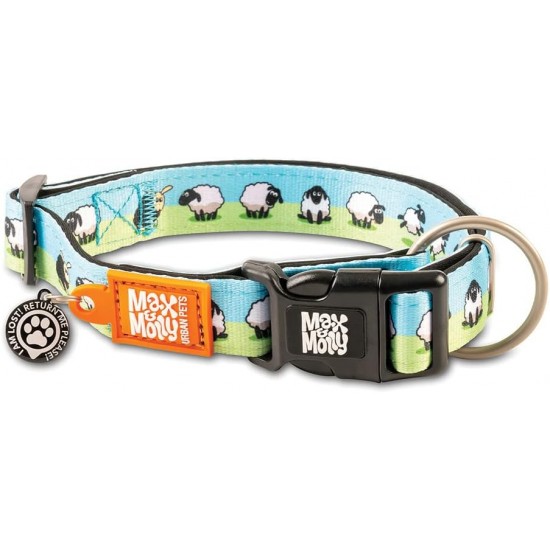 Max & Molly Urban Pets Soft Padded Neoprene Dog Collar with Smart ID Gotcha! QR Pet Safety Tag, Durable, Waterproof, Odourless, Machine Washable, Collar for Dogs Max & Molly Urban Pets Soft Padded Neoprene Dog Collar with Smart ID Gotcha! QR Pet Safety Tag, Durable, Waterproof, Odourless, Machine Washable, Collar for Dogs