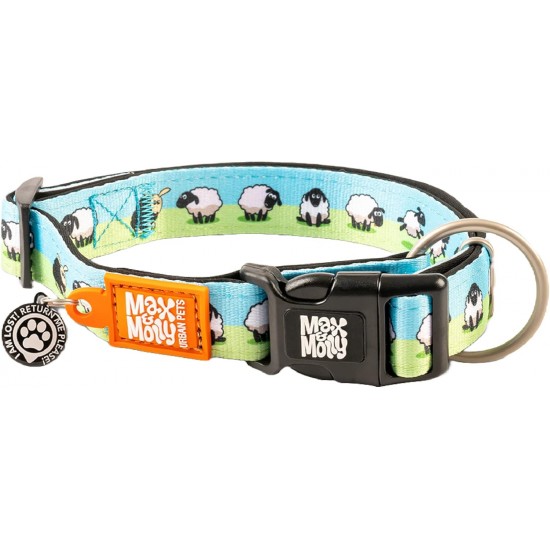 Max & Molly Urban Pets Soft Padded Neoprene Dog Collar with Smart ID Gotcha! QR Pet Safety Tag, Durable, Waterproof, Odourless, Machine Washable, Collar for Dogs Max & Molly Urban Pets Soft Padded Neoprene Dog Collar with Smart ID Gotcha! QR Pet Safety Tag, Durable, Waterproof, Odourless, Machine Washable, Collar for Dogs