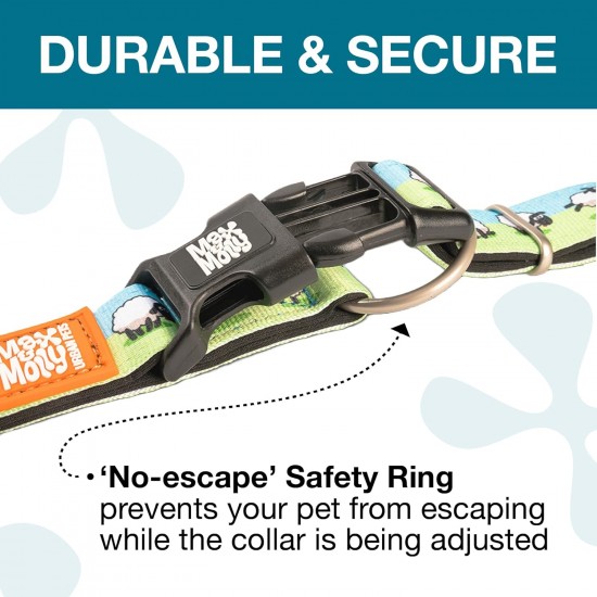 Max & Molly Urban Pets Soft Padded Neoprene Dog Collar with Smart ID Gotcha! QR Pet Safety Tag, Durable, Waterproof, Odourless, Machine Washable, Collar for Dogs Max & Molly Urban Pets Soft Padded Neoprene Dog Collar with Smart ID Gotcha! QR Pet Safety Tag, Durable, Waterproof, Odourless, Machine Washable, Collar for Dogs