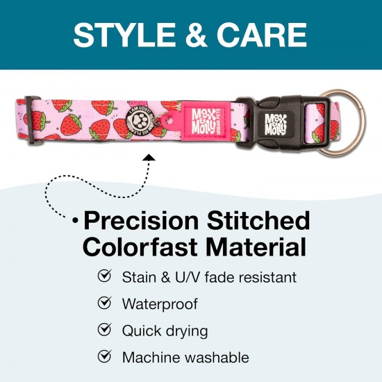 Max & Molly Urban Pets Soft Padded Neoprene Dog Collar with Smart ID Gotcha! QR Pet Safety Tag, Durable, Waterproof, Odourless, Machine Washable, Collar for Dogs Max & Molly Urban Pets Soft Padded Neoprene Dog Collar with Smart ID Gotcha! QR Pet Safety Tag, Durable, Waterproof, Odourless, Machine Washable, Collar for Dogs