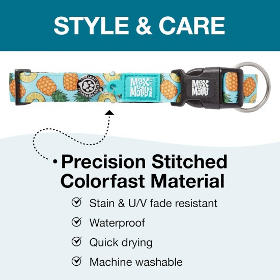 Max & Molly Urban Pets Soft Padded Neoprene Dog Collar with Smart ID Gotcha! QR Pet Safety Tag, Durable, Waterproof, Odourless, Machine Washable, Collar for Dogs Max & Molly Urban Pets Soft Padded Neoprene Dog Collar with Smart ID Gotcha! QR Pet Safety Tag, Durable, Waterproof, Odourless, Machine Washable, Collar for Dogs