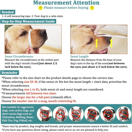 Mayerzon Dog Muzzle Patented Mesh Muzzle for Small Medium Large Dogs, Soft Covering Mouth Guard with Adjustable Straps, Prevents Biting, Chewing and Licking Mayerzon Dog Muzzle Patented Mesh Muzzle for Small Medium Large Dogs, Soft Covering Mouth Guard with Adjustable Straps, Prevents Biting, Chewing and Licking