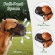 Mayerzon Dog Muzzle, Patented Mesh Muzzle with Space for Large, Medium and Small Dogs, Soft Mouth Guard for Biting and Eating, Grooming, Vet, Visiting Mayerzon Dog Muzzle, Patented Mesh Muzzle with Space for Large, Medium and Small Dogs, Soft Mouth Guard for Biting and Eating, Grooming, Vet, Visiting