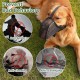 Mayerzon Dog Muzzle, Patented Mesh Muzzle with Space for Large, Medium and Small Dogs, Soft Mouth Guard for Biting and Eating, Grooming, Vet, Visiting Mayerzon Dog Muzzle, Patented Mesh Muzzle with Space for Large, Medium and Small Dogs, Soft Mouth Guard for Biting and Eating, Grooming, Vet, Visiting