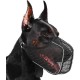Mayerzon Dog Muzzle, Patented Mesh Muzzle with Space for Large, Medium and Small Dogs, Soft Mouth Guard for Biting and Eating, Grooming, Vet, Visiting Mayerzon Dog Muzzle, Patented Mesh Muzzle with Space for Large, Medium and Small Dogs, Soft Mouth Guard for Biting and Eating, Grooming, Vet, Visiting