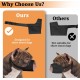 Mayerzon Pitbull Muzzle, Soft Muzzle for American Bully Bulldog Boxer Rottweiler, Anti Biting Chewing Fight Muzzle for Grooming, Fabric Muzzle for Medium Large Short Snout Dog Mayerzon Pitbull Muzzle, Soft Muzzle for American Bully Bulldog Boxer Rottweiler, Anti Biting Chewing Fight Muzzle for Grooming, Fabric Muzzle for Medium Large Short Snout Dog