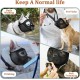 Mayerzon Short Snout Dog Muzzle for French Bulldog with Full Pants to Prevent Eating Biting Soft Mesh Muzzle for Shih Tzu Pug, English Bulldog for