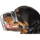 Metal Dog Muzzles, Rottweiler No.3 Wire Basket, Adjustable Leather Straps, Leather, Adjustable Circumference from 10.6-15 inches, Length 2.7 x 3.7 inches Metal Dog Muzzles, Rottweiler No.3 Wire Basket, Adjustable Leather Straps, Leather, Adjustable Circumference from 10.6-15 inches, Length 2.7 x 3.7 inches