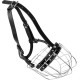 Metal Dog Muzzles, Rottweiler No.3 Wire Basket, Adjustable Leather Straps, Leather, Adjustable Circumference from 10.6-15 inches, Length 2.7 x 3.7 inches Metal Dog Muzzles, Rottweiler No.3 Wire Basket, Adjustable Leather Straps, Leather, Adjustable Circumference from 10.6-15 inches, Length 2.7 x 3.7 inches