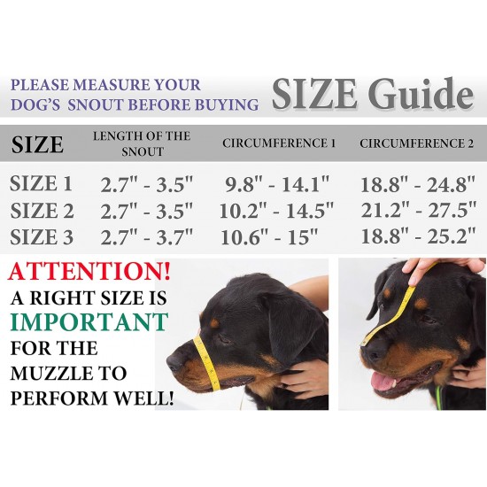 Metal Muzzles for Rottweiler Dogs (#2) - Wire Basket Adjustable Leather Straps - Muzzle Circumference is 10-14.5 inches, Length is 2.7-3.5 inches Metal Muzzles for Rottweiler Dogs (#2) - Wire Basket Adjustable Leather Straps - Muzzle Circumference is 10-14.5 inches, Length is 2.7-3.5 inches