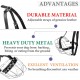 Metal Muzzles for Rottweiler Dogs (#2) - Wire Basket Adjustable Leather Straps - Muzzle Circumference is 10-14.5 inches, Length is 2.7-3.5 inches Metal Muzzles for Rottweiler Dogs (#2) - Wire Basket Adjustable Leather Straps - Muzzle Circumference is 10-14.5 inches, Length is 2.7-3.5 inches