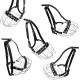 Metal Muzzles for Rottweiler Dogs (#2) - Wire Basket Adjustable Leather Straps - Muzzle Circumference is 10-14.5 inches, Length is 2.7-3.5 inches Metal Muzzles for Rottweiler Dogs (#2) - Wire Basket Adjustable Leather Straps - Muzzle Circumference is 10-14.5 inches, Length is 2.7-3.5 inches