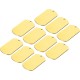 Metallic Blank Stamp Plates, 1.77 x 1.02 Inch Golden Blank Dog Tags for DIY Engraving Pet ID Tags, Pendant Decoration, Craft Tags, Pack of 10 Metallic Blank Stamp Plates, 1.77 x 1.02 Inch Golden Blank Dog Tags for DIY Engraving Pet ID Tags, Pendant Decoration, Craft Tags, Pack of 10