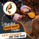 Mighty Paw Retractable Lead with Built-in Poop Bag Holder, 16" Retractable Dog Leash for Small Dogs, Medium Breeds and Large Pets, with Tape for Quick Control