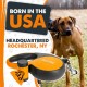 Mighty Paw Retractable Lead with Built-in Poop Bag Holder, 16" Retractable Dog Leash for Small Dogs, Medium Breeds and Large Pets, with Tape for Quick Control