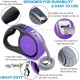 MigooPet Heavy Duty Retractable Dog Lead, 15 ft, 2 Sizes Available, Strong and Durable Retractable Lead for Small to Large Dogs up to 100-253 lbs, Small/Medium, Purple MigooPet Heavy Duty Retractable Dog Lead, 15 ft, 2 Sizes Available, Strong and Durable Retractable Lead for Small to Large Dogs up to 100-253 lbs, Small/Medium, Purple