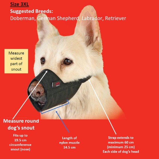 Mikki Dog Friendly Training Muzzle Easy Fit for Small Dogs, Size 1 Mikki Dog Friendly Training Muzzle Easy Fit for Small Dogs, Size 1