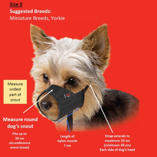 Mikki Dog Friendly Training Muzzle Easy Fit for Small Dogs, Size 1 Mikki Dog Friendly Training Muzzle Easy Fit for Small Dogs, Size 1
