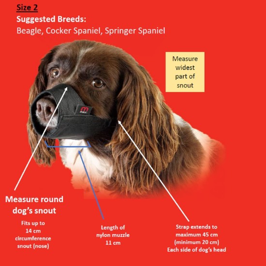 Mikki Dog Friendly Training Muzzle Easy Fit for Small Dogs, Size 1 Mikki Dog Friendly Training Muzzle Easy Fit for Small Dogs, Size 1