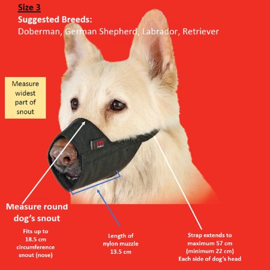 Mikki Dog Friendly Training Muzzle Easy Fit for Small Dogs, Size 1 Mikki Dog Friendly Training Muzzle Easy Fit for Small Dogs, Size 1