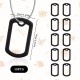 Military Dog Tag Silencer Silicone Muffler Kit for Pet Tags Black Low Noise ID Dog Collar Tags Case Cover Noise Reducing Army Rubber Protection Military Dog Tag Silencer Silicone Muffler Kit for Pet Tags Black Low Noise ID Dog Collar Tags Case Cover Noise Reducing Army Rubber Protection