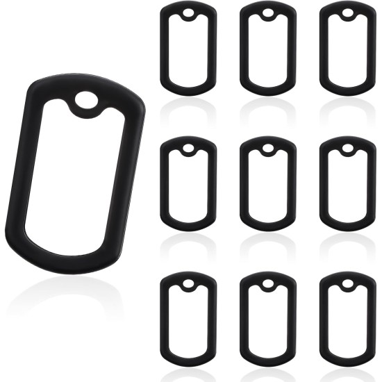 Military Dog Tag Silencer Silicone Muffler Kit for Pet Tags Black Low Noise ID Dog Collar Tags Case Cover Noise Reducing Army Rubber Protection Military Dog Tag Silencer Silicone Muffler Kit for Pet Tags Black Low Noise ID Dog Collar Tags Case Cover Noise Reducing Army Rubber Protection