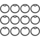 Mipcase Pack of 12 Pet Tags Tag Dog Tag Dog Tag Silicone Dog Tag Pet Tag Label Rubber Band Protection Black Mipcase Pack of 12 Pet Tags Tag Dog Tag Dog Tag Silicone Dog Tag Pet Tag Label Rubber Band Protection Black
