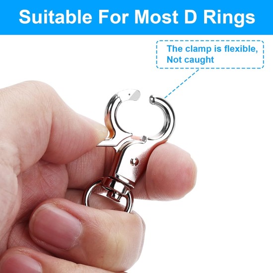 Molain 4 Pack Dog Tag Clips with 10 Pieces Dog Tag Rings Durable Dog Tags with Rings for Dogs and Cats Collar Harnesses Molain 4 Pack Dog Tag Clips with 10 Pieces Dog Tag Rings Durable Dog Tags with Rings for Dogs and Cats Collar Harnesses