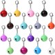 Molain Cat Dog Collar Jingle Bell, Colourful Pet Bells with Clasps, Pet Collar Accessories, Festival Party DIY Craft Decoration Molain Cat Dog Collar Jingle Bell, Colourful Pet Bells with Clasps, Pet Collar Accessories, Festival Party DIY Craft Decoration