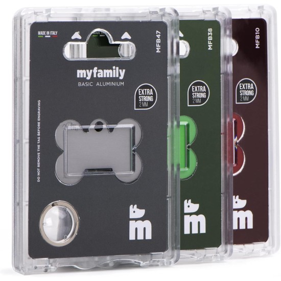 My Family Dog Name Tags 50g My Family Dog Name Tags 50g