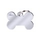 MyFamily tag Big Bone Chrome Plated Brass plate dogs free engraving custom cats MyFamily tag Big Bone Chrome Plated Brass plate dogs free engraving custom cats