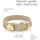 NINA WOOF Copenhagen Leather Dog Collar, Handmade from Vegan Soft Leather, Round, Padded Collar with Adjustable Buckle for Extra Small, Small, Medium and Large Dogs NINA WOOF Copenhagen Leather Dog Collar, Handmade from Vegan Soft Leather, Round, Padded Collar with Adjustable Buckle for Extra Small, Small, Medium and Large Dogs