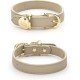NINA WOOF Copenhagen Leather Dog Collar, Handmade from Vegan Soft Leather, Round, Padded Collar with Adjustable Buckle for Extra Small, Small, Medium and Large Dogs NINA WOOF Copenhagen Leather Dog Collar, Handmade from Vegan Soft Leather, Round, Padded Collar with Adjustable Buckle for Extra Small, Small, Medium and Large Dogs