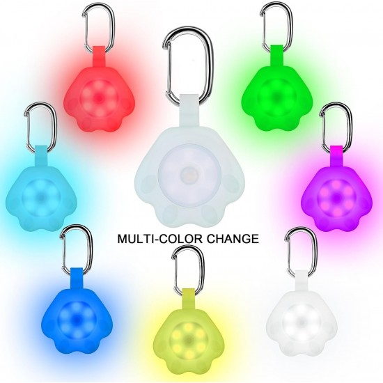NOVKIN 2 x Dog Light with Rechargeable USB Collar Light, IP67 Waterproof, LED Dog Safety Lights for Night Walks (Rainbow and Rainbow) NOVKIN 2 x Dog Light with Rechargeable USB Collar Light, IP67 Waterproof, LED Dog Safety Lights for Night Walks (Rainbow and Rainbow)