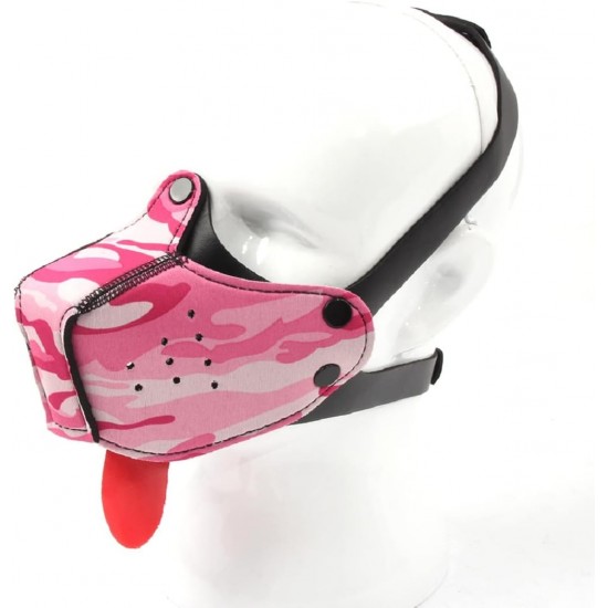 Neoprene Puppy Face Muzzle Dog Mask Play Hood Black Neoprene Puppy Face Muzzle Dog Mask Play Hood Black