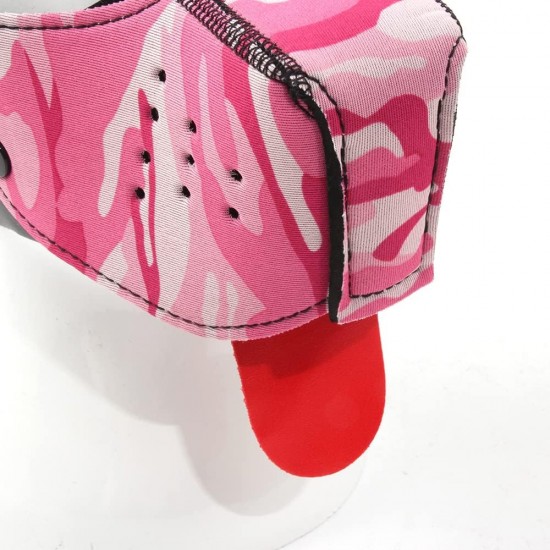 Neoprene Puppy Face Muzzle Dog Mask Play Hood Black Neoprene Puppy Face Muzzle Dog Mask Play Hood Black