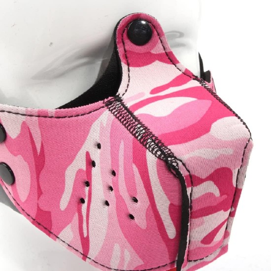 Neoprene Puppy Face Muzzle Dog Mask Play Hood Black Neoprene Puppy Face Muzzle Dog Mask Play Hood Black