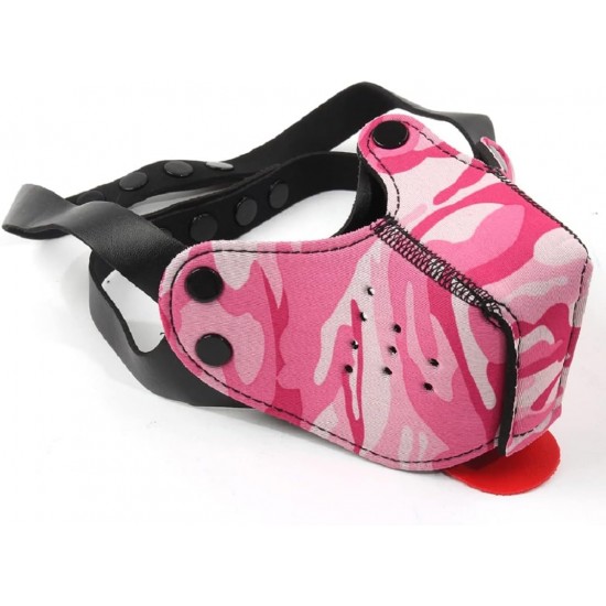 Neoprene Puppy Face Muzzle Dog Mask Play Hood Black Neoprene Puppy Face Muzzle Dog Mask Play Hood Black