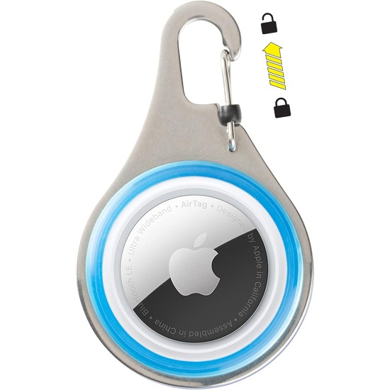 Nite Ize Wearabout™ Pet Clippable Tracker Holder - Blue Nite Ize Wearabout™ Pet Clippable Tracker Holder - Blue