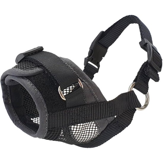 Nobby 52051-42 Muzzle Adjustable Grey M: Mouth 13-20 cm Nobby 52051-42 Muzzle Adjustable Grey M: Mouth 13-20 cm