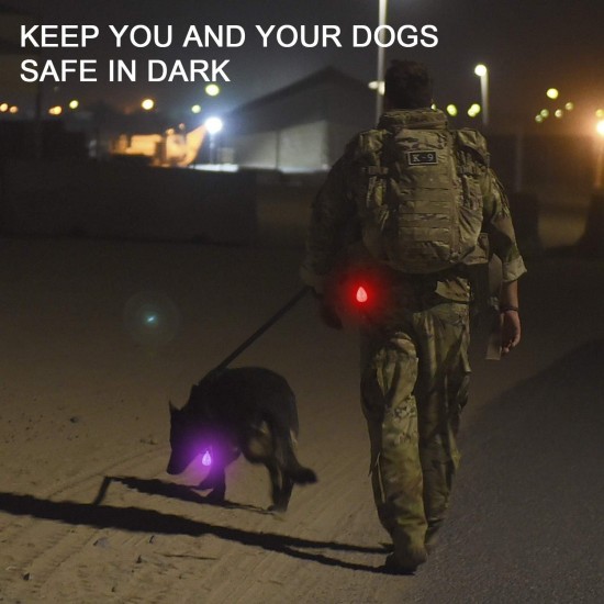 Novkin Rechargeable 2 Pack Dog Light, Waterproof LED Dog Collar Light Attach to Collar, Lead or Strap, Safety Light for Night Hiking, Camping Novkin Rechargeable 2 Pack Dog Light, Waterproof LED Dog Collar Light Attach to Collar, Lead or Strap, Safety Light for Night Hiking, Camping