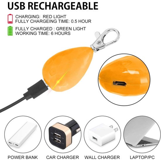 Novkin Rechargeable 2 Pack Dog Light, Waterproof LED Dog Collar Light Attach to Collar, Lead or Strap, Safety Light for Night Hiking, Camping Novkin Rechargeable 2 Pack Dog Light, Waterproof LED Dog Collar Light Attach to Collar, Lead or Strap, Safety Light for Night Hiking, Camping
