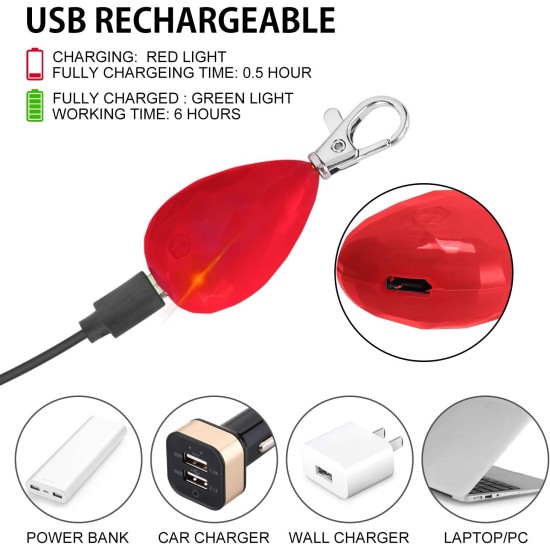 Novkin Rechargeable 2 Pack Dog Light, Waterproof LED Dog Collar Light Attach to Collar, Lead or Strap, Safety Light for Night Hiking, Camping Novkin Rechargeable 2 Pack Dog Light, Waterproof LED Dog Collar Light Attach to Collar, Lead or Strap, Safety Light for Night Hiking, Camping